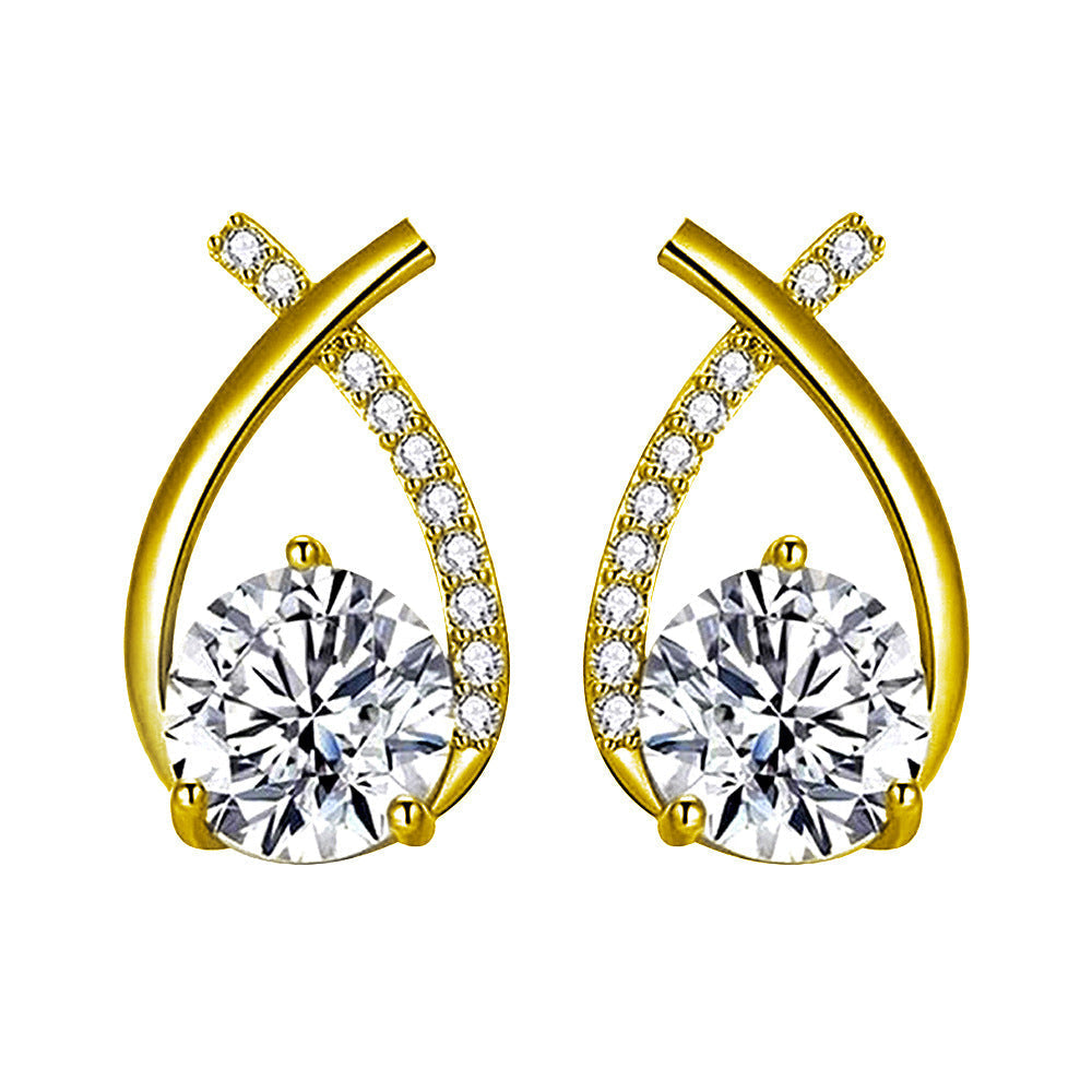 Elsa - Gold Arielle Earrings