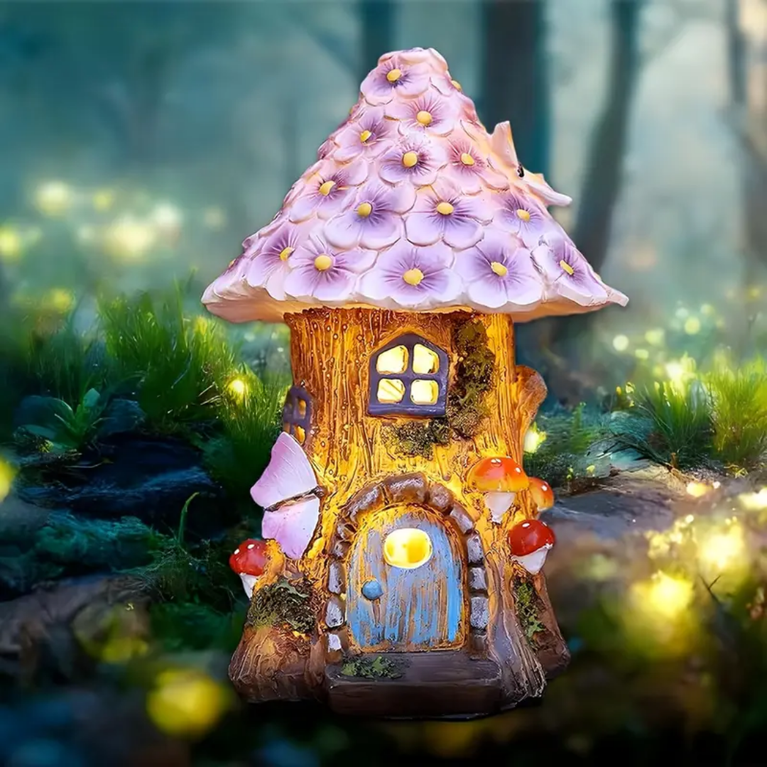 Enchanting Fairy Cottage Night Lamp