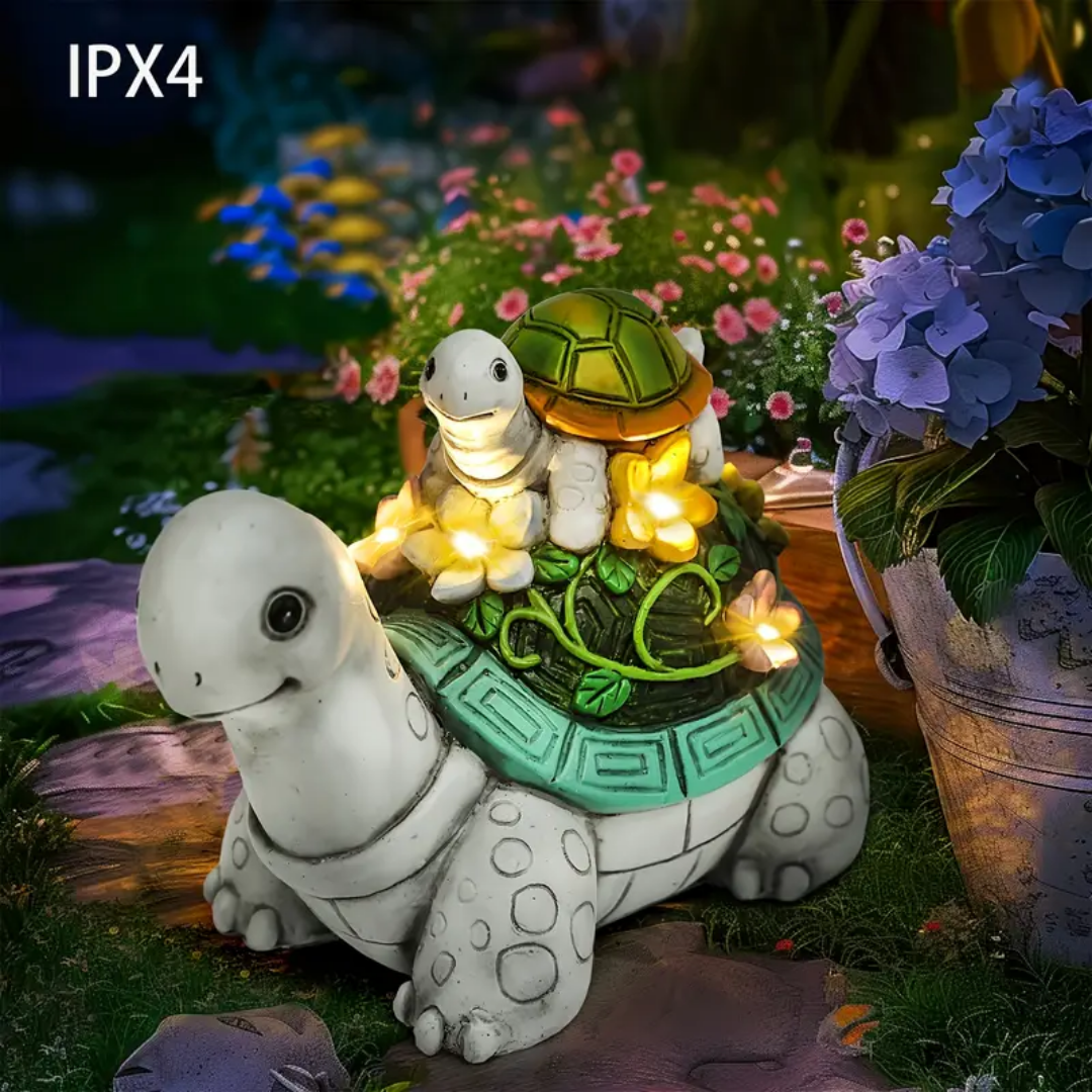 Vibrant Glow Turtle Family Night Light