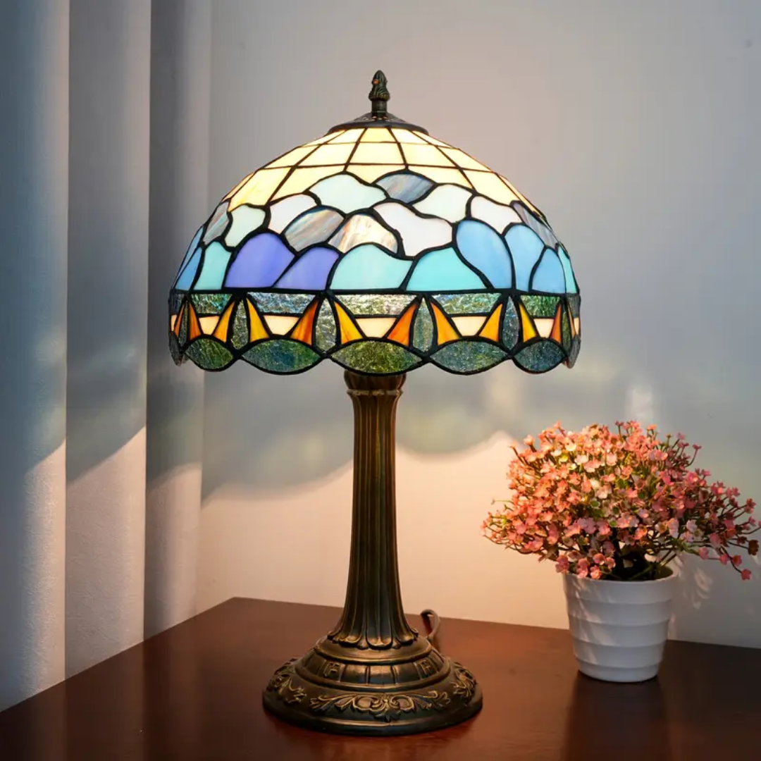 Radiant Rose-Themed Lamp