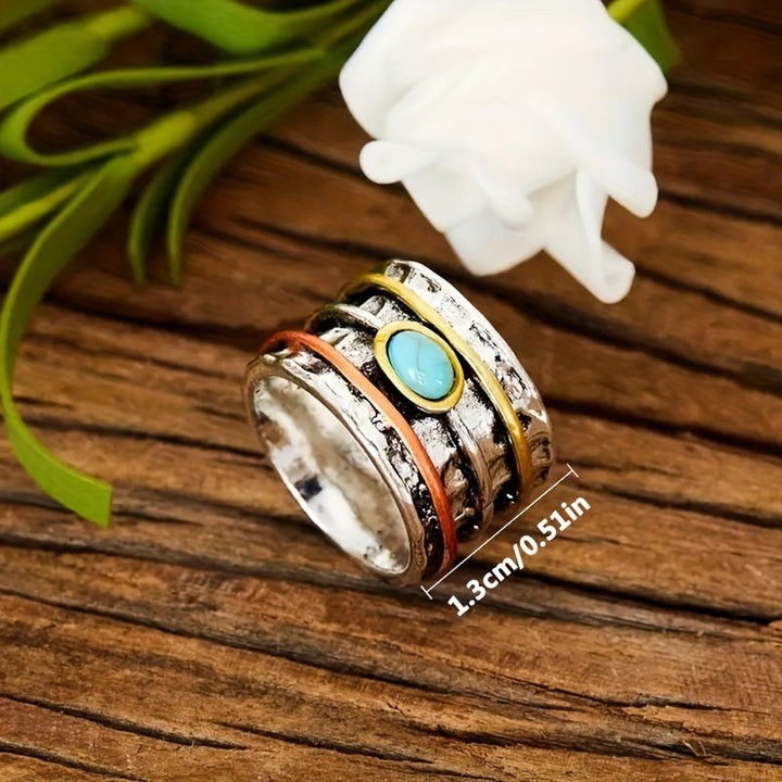 Hailey - Vintage Bohemian Turquoise Ring