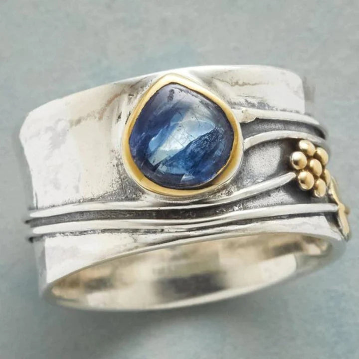 Cara - Antique Blue Stone Ring