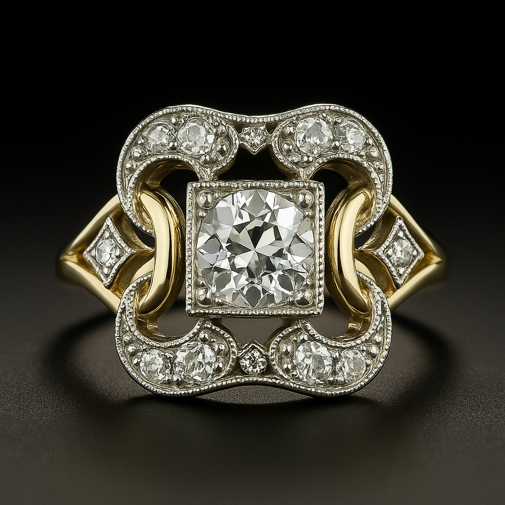 Dominique - Classic Gold Vintage Ring