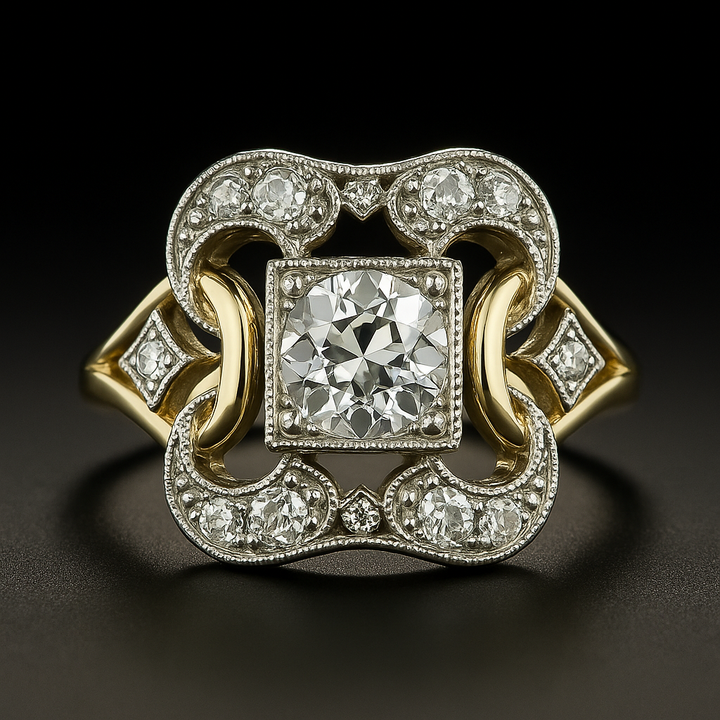 Dominique - Classic Gold Vintage Ring