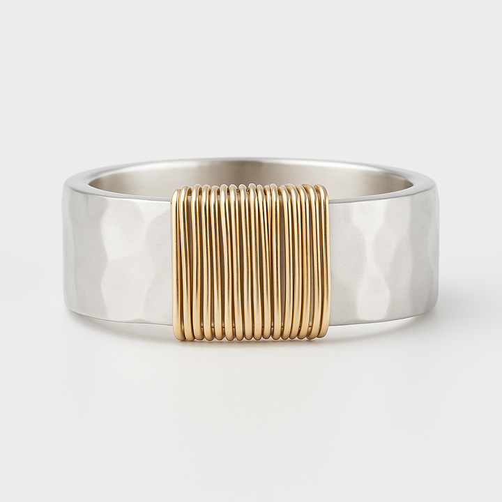 Brenda - Antique Gold and Silver Ring