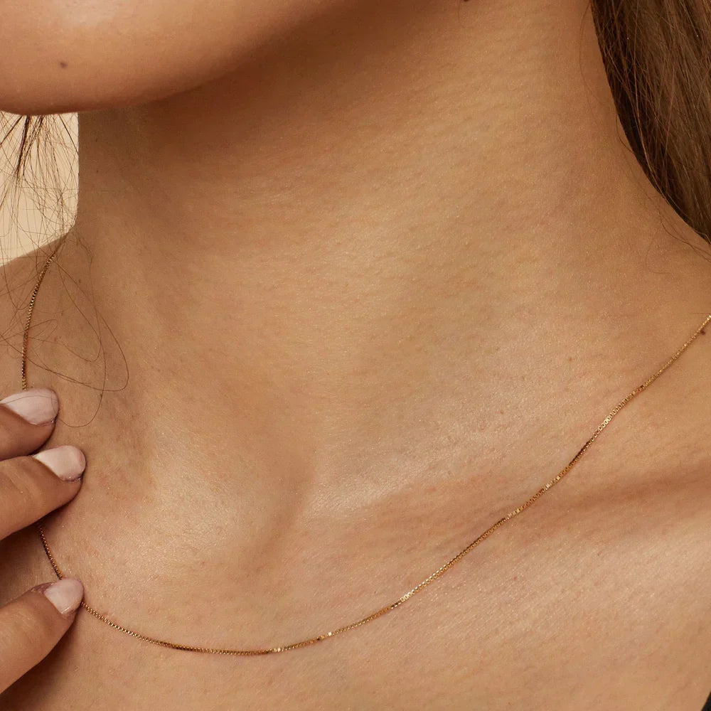 Carmen - Gold Bodega Box Necklace