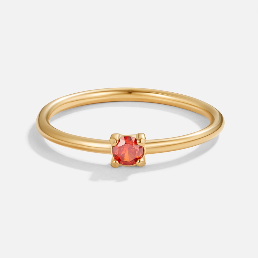 Deborah - Gemstone Birth Rings