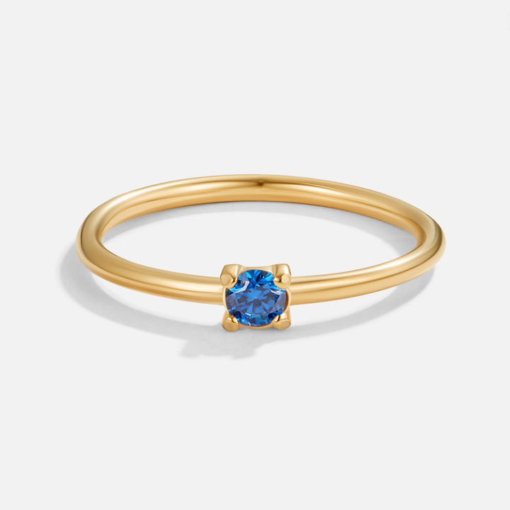 Deborah - Gemstone Birth Rings