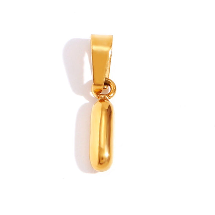Emily - Elegant Bubble Letter Pendant Necklace